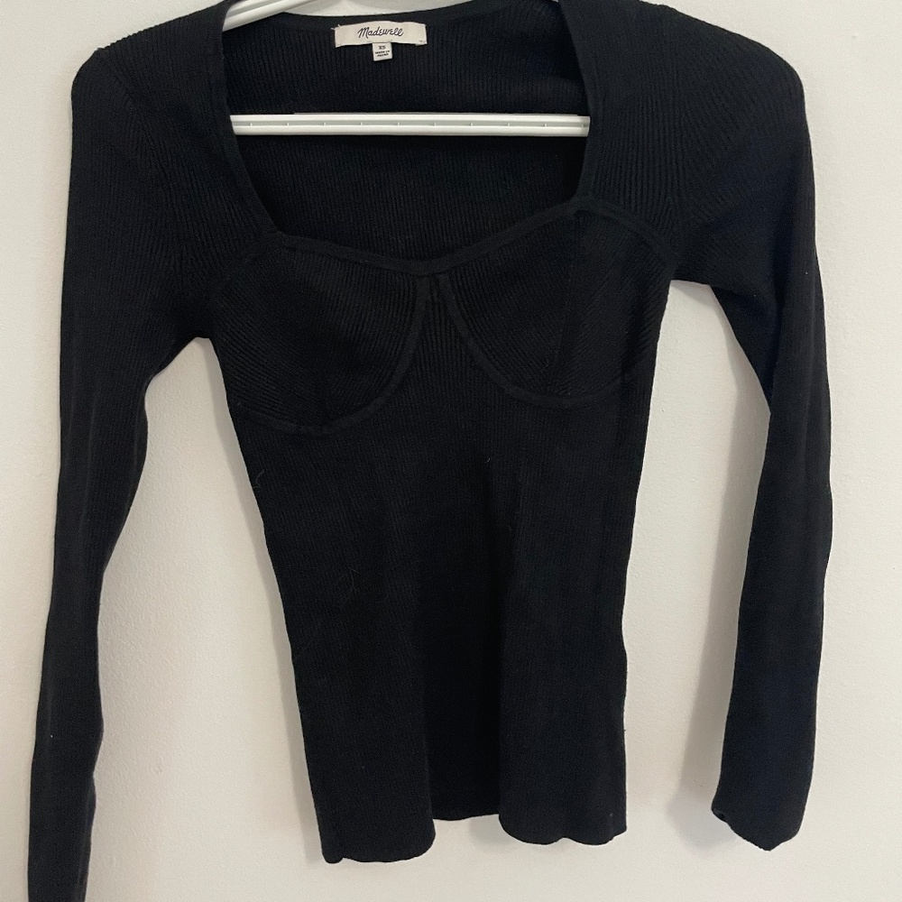Madewell black long sleeve